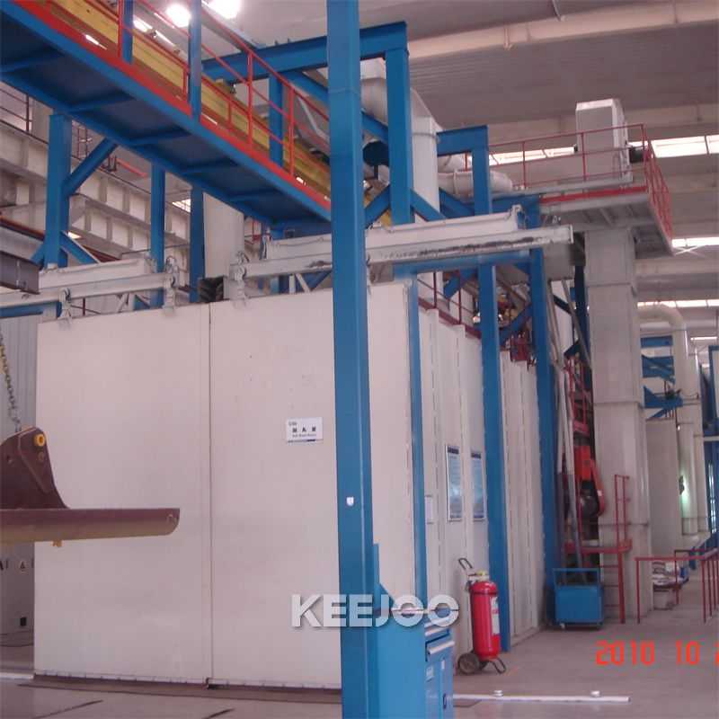 catenary shot blasting machine