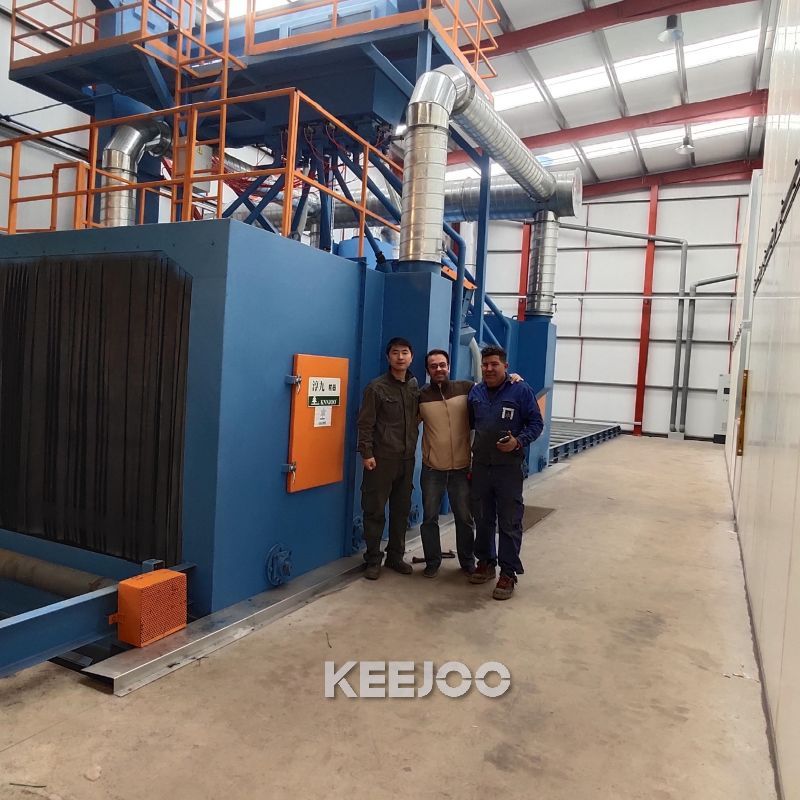 Bridge Steel Plate Pretreatment Line
