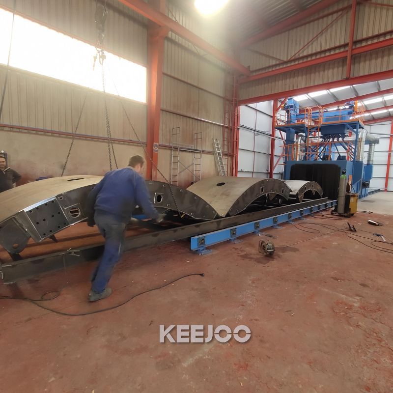 Bridge Steel Plate Pretreatment Line