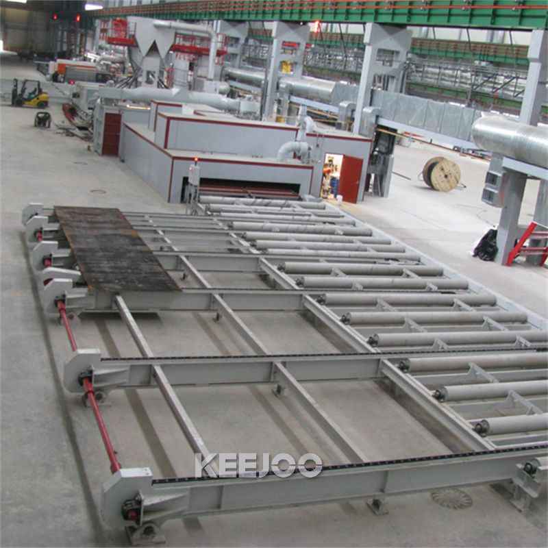 steel plate shot blasting machine