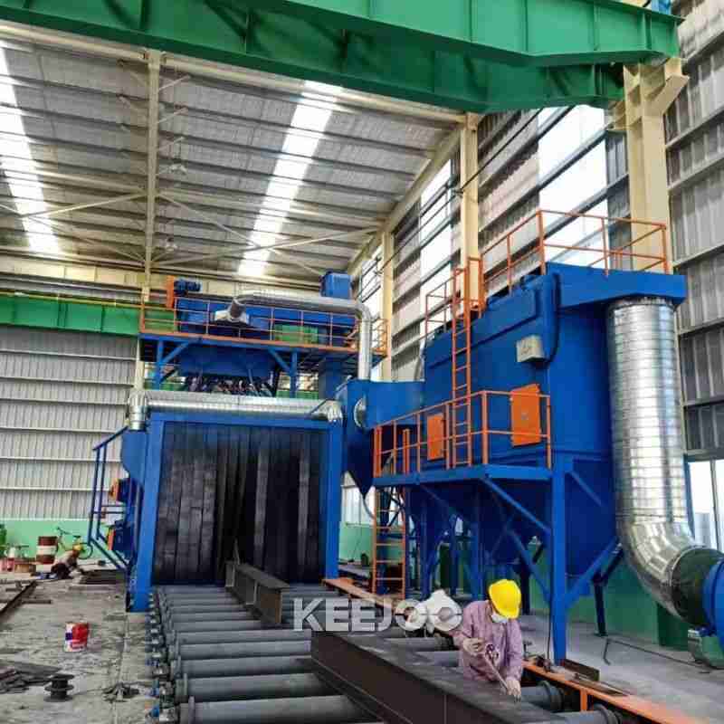 H-beam Shot Blasting Machine H-beam Shot Blasting Machine