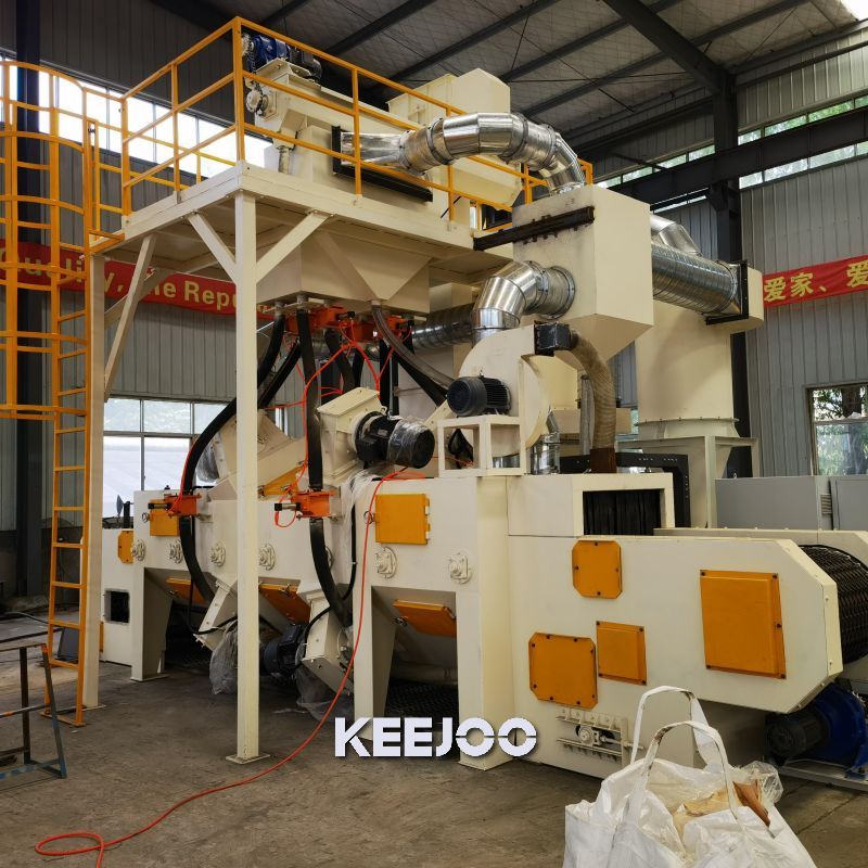 Cast Aluminum Parts Shot Blasting Machine