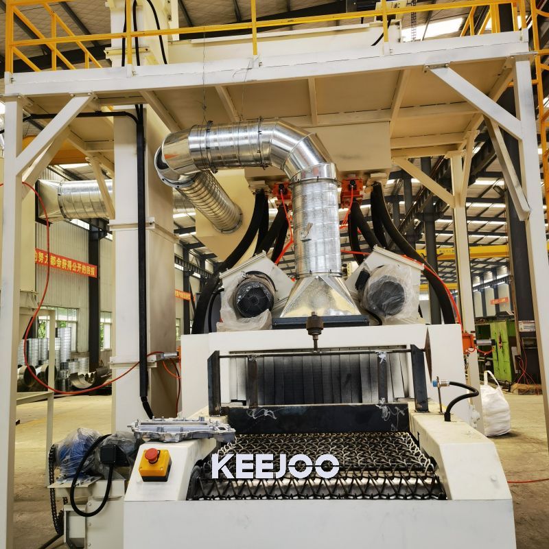 Cast Aluminum Parts Shot Blasting Machine