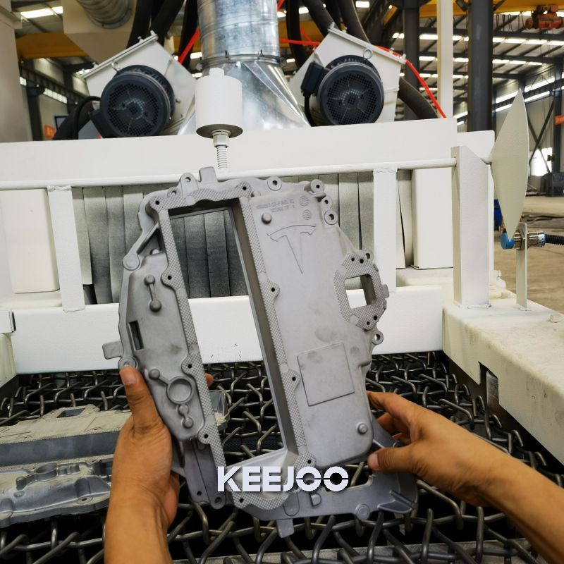 Cast Aluminum Parts Shot Blasting Machine
