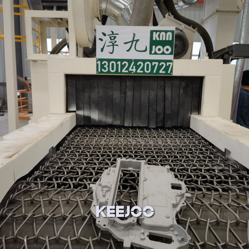 Cast Aluminum Parts Shot Blasting Machine