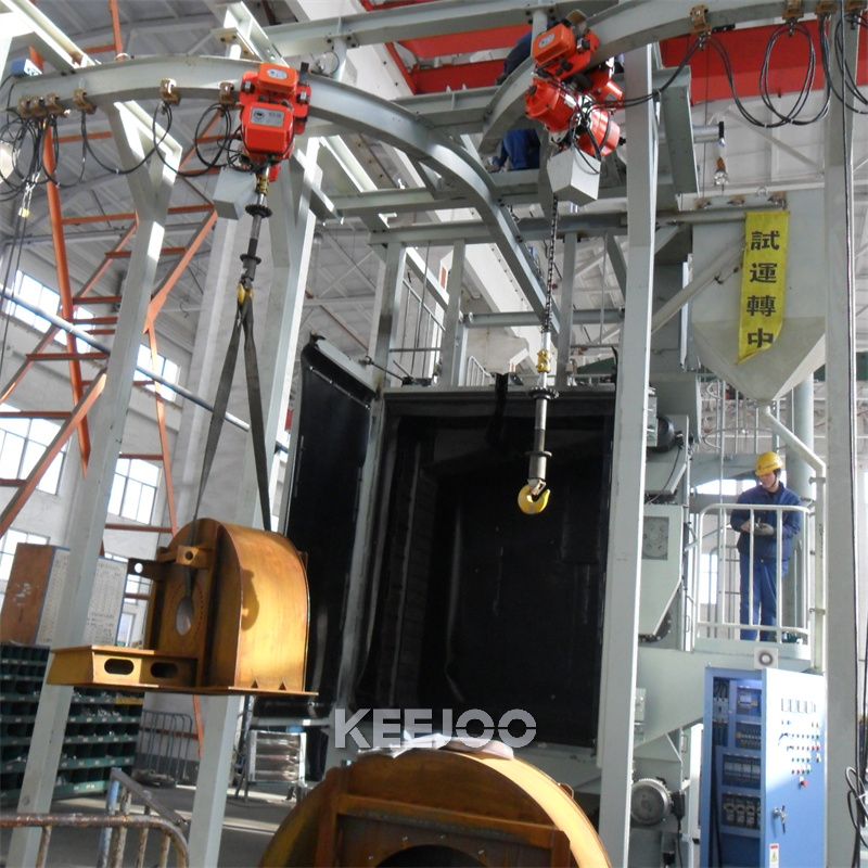 Engine Blocks Shot Blasting Machine