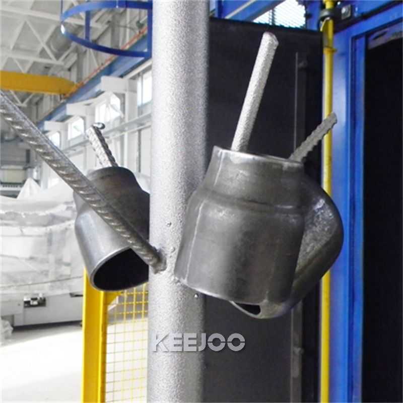 hook through type shot blasting machine