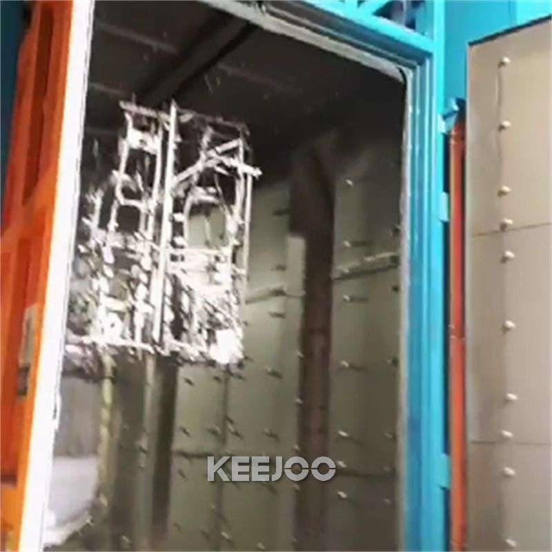 hook through type shot blasting machine