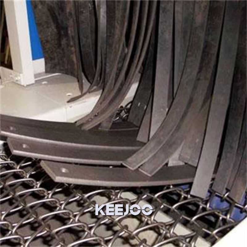 Metal Parts Mesh Belt Shot Blasting Machine
