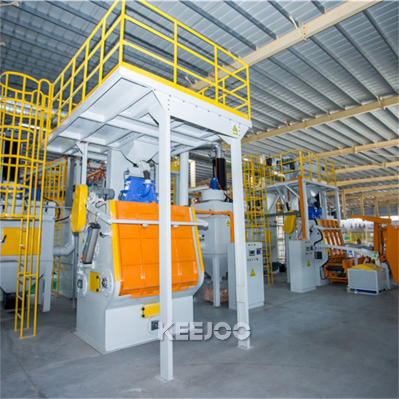 Small Castings Shot Blasting Machine