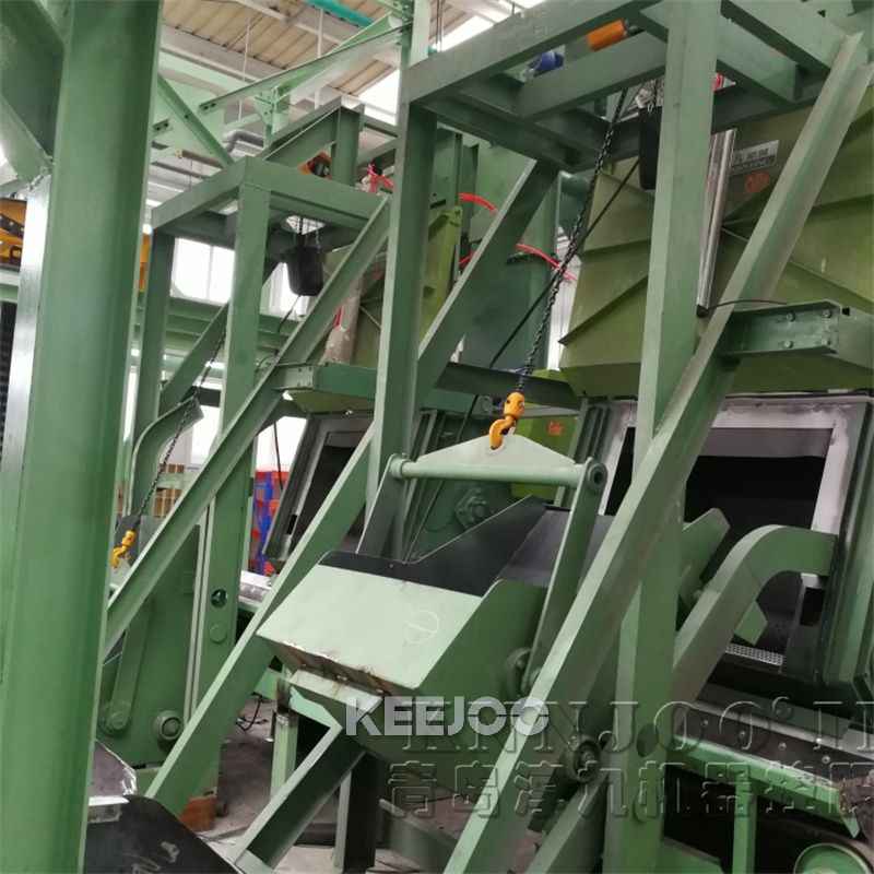 Aluminum Castings Shot Blasting Machine Aluminum Castings Shot Blasting Machine
