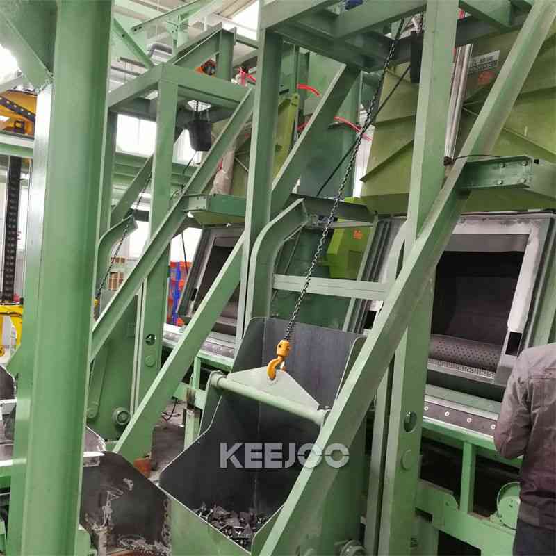 Aluminum Castings Shot Blasting Machine Aluminum Castings Shot Blasting Machine