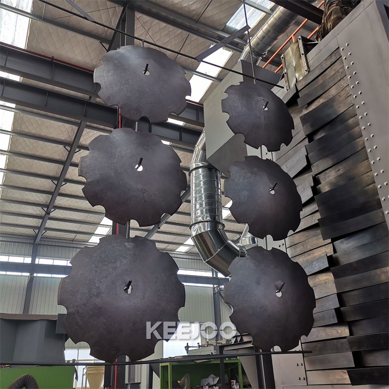 Angle Steels Shot Blasting Machine