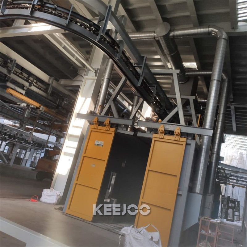 Angle Steels Shot Blasting Machine