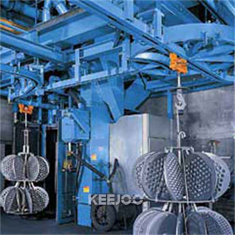 Welded Parts Catenary Shot Blasting Machine Welded Parts Catenary Shot Blasting Machine