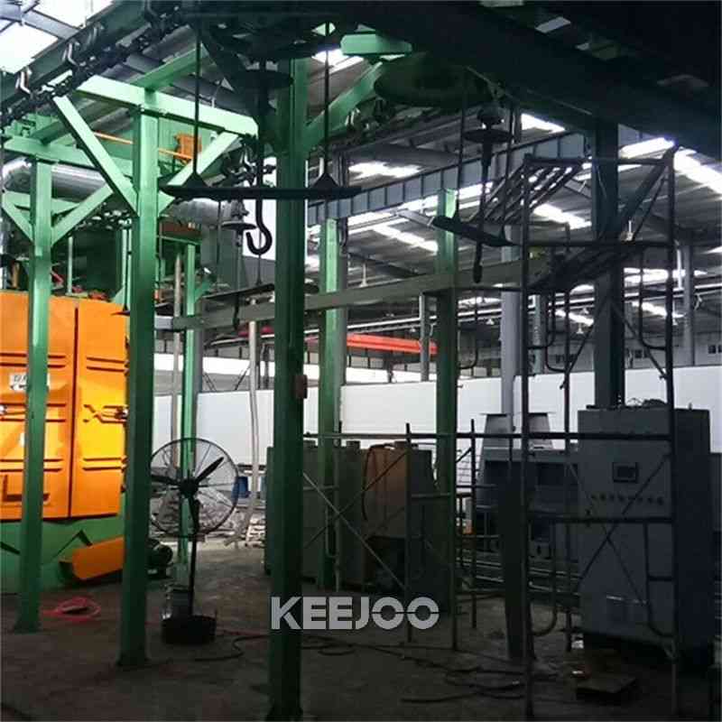 Welded Parts Catenary Shot Blasting Machine Welded Parts Catenary Shot Blasting Machine
