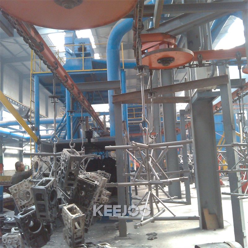 Welded Parts Catenary Shot Blasting Machine
