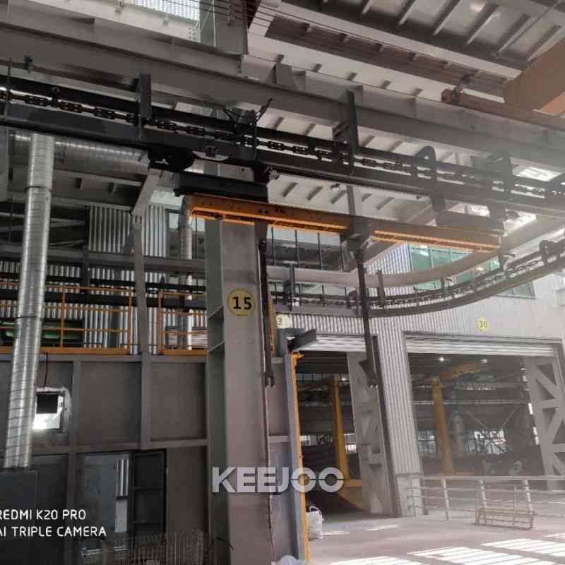 Suspended shot blasting machines Suspended shot blasting machines