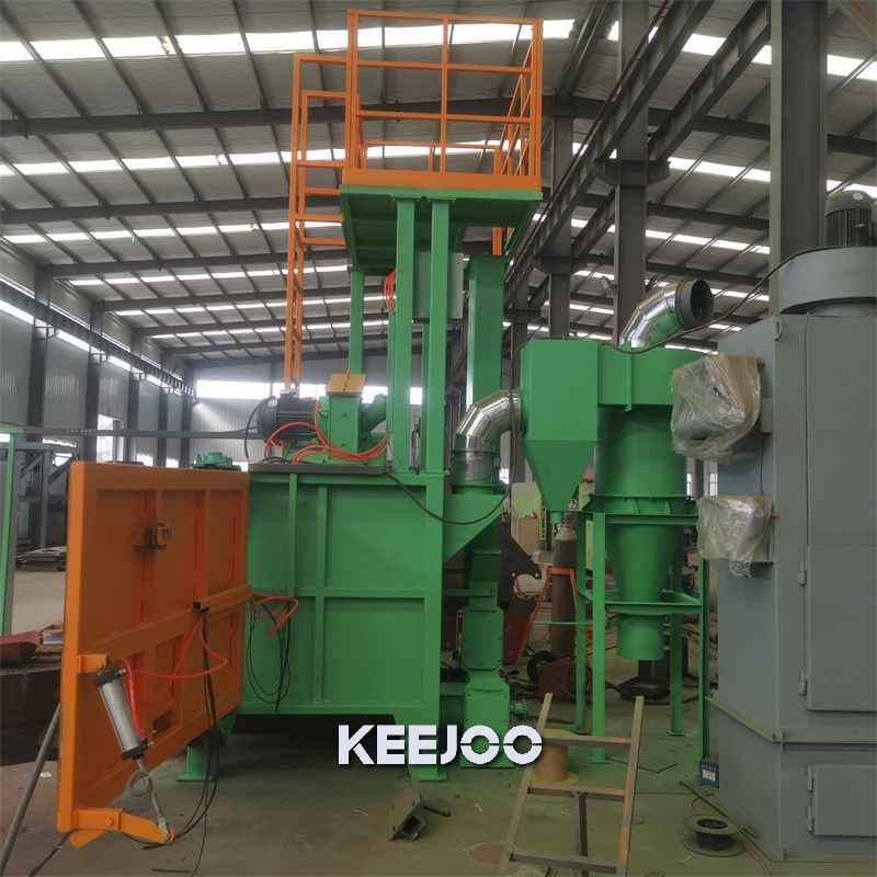 Flange Disc Parts Shot Blasting Machine Flange Disc Parts Shot Blasting Machine