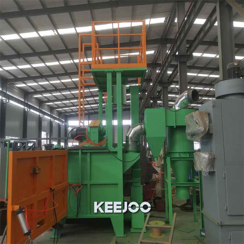Flange Disc Parts Shot Blasting Machine Flange Disc Parts Shot Blasting Machine