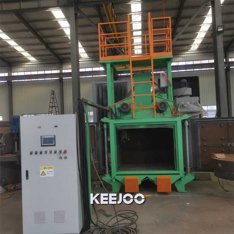 Flange Disc Parts Shot Blasting Machine Flange Disc Parts Shot Blasting Machine