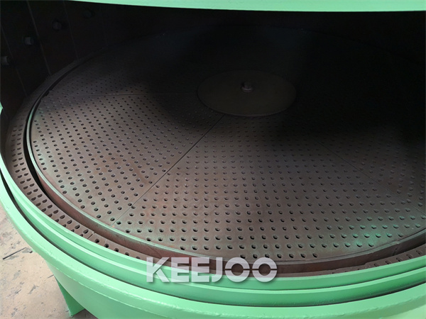 Flange Disc Parts Shot Blasting Machine