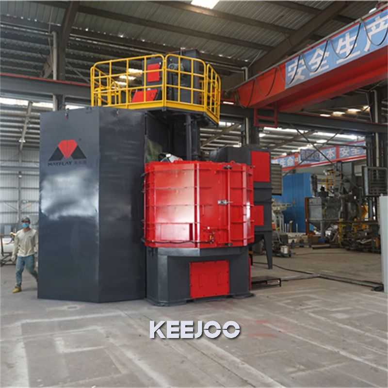 industrial rotary table shot blasting machine