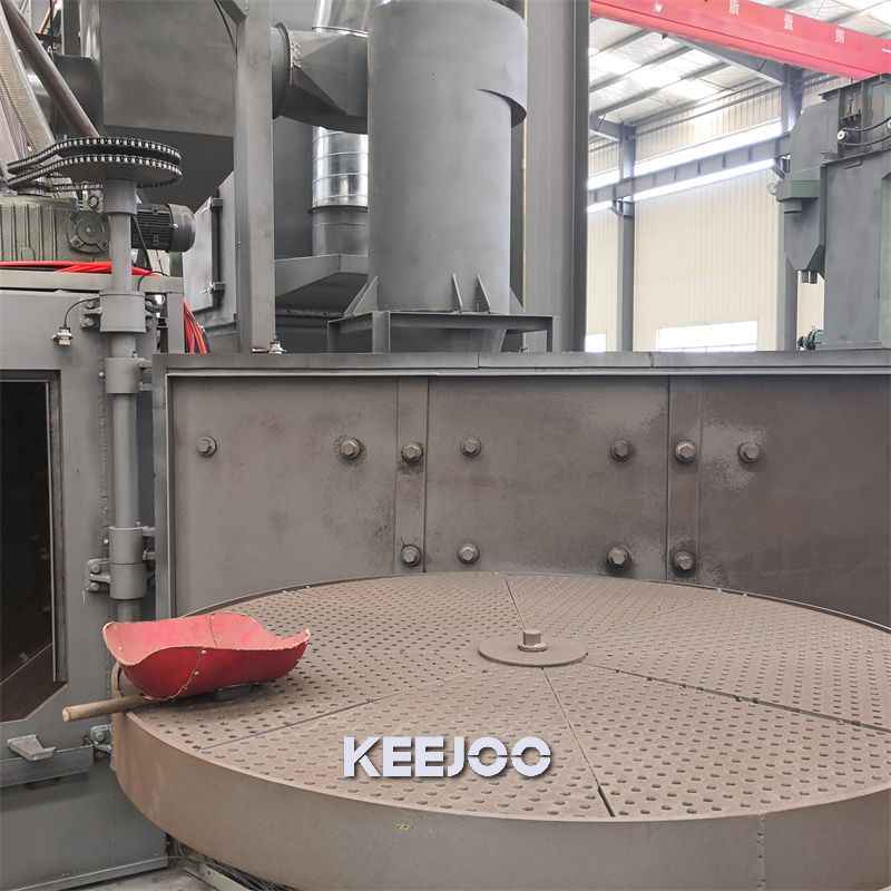 Multi Station Turntable Shot Blasting Machine Multi Station Turntable Shot Blasting Machine