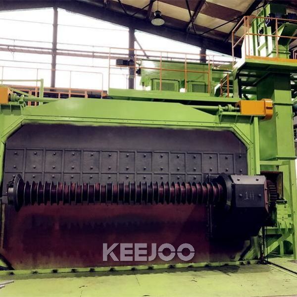 Double Station Wire Coils Shot Blasting Machine