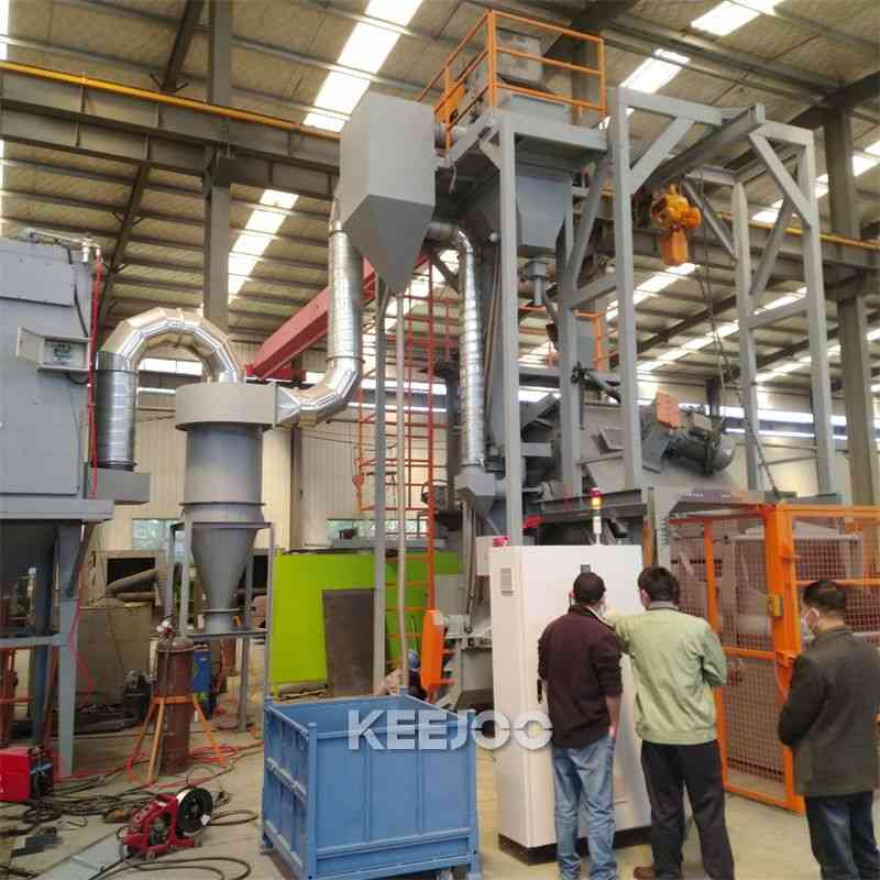 Bathroom Workpieces Shot Blasting Machine Bathroom Workpieces Shot Blasting Machine