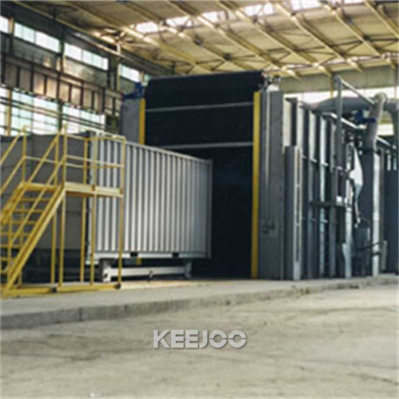 section steel sand blasting room section steel sand blasting room
