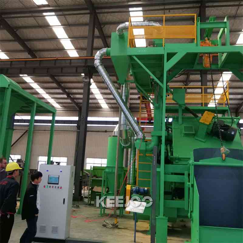Plumbing Fittings Shot Blasting Machine Plumbing Fittings Shot Blasting Machine