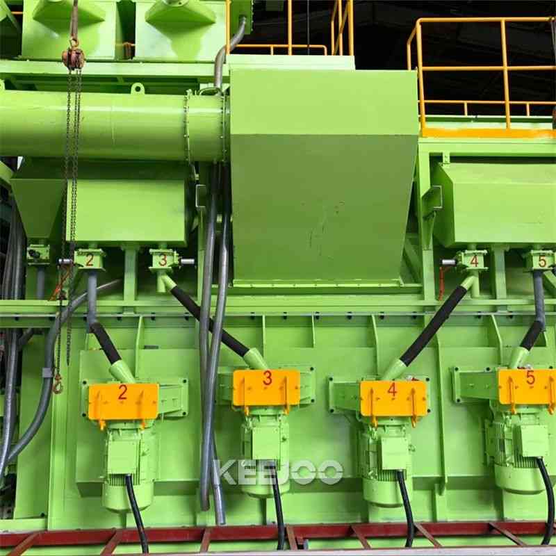 Shot blasting of entire wire coils without unbundling: reducing costs and increa