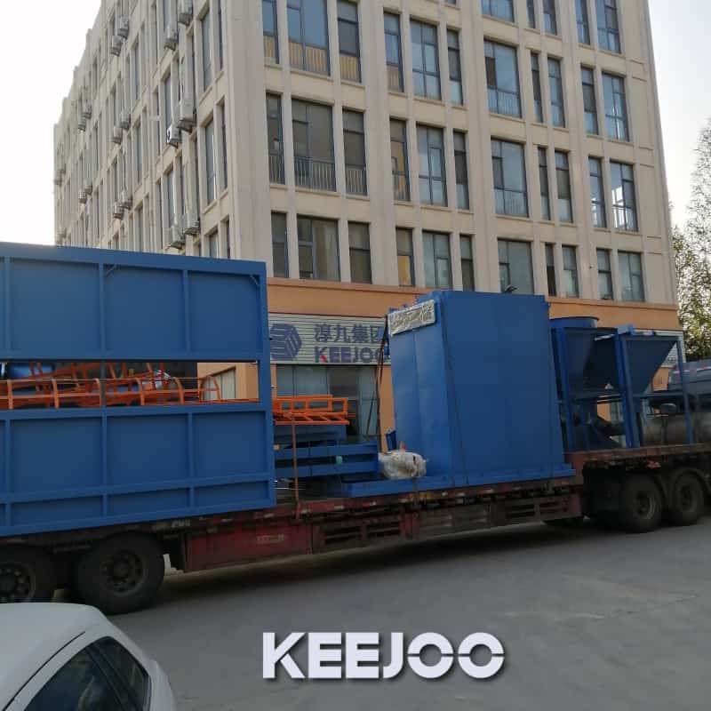 overhead conveyor shot blasting machine