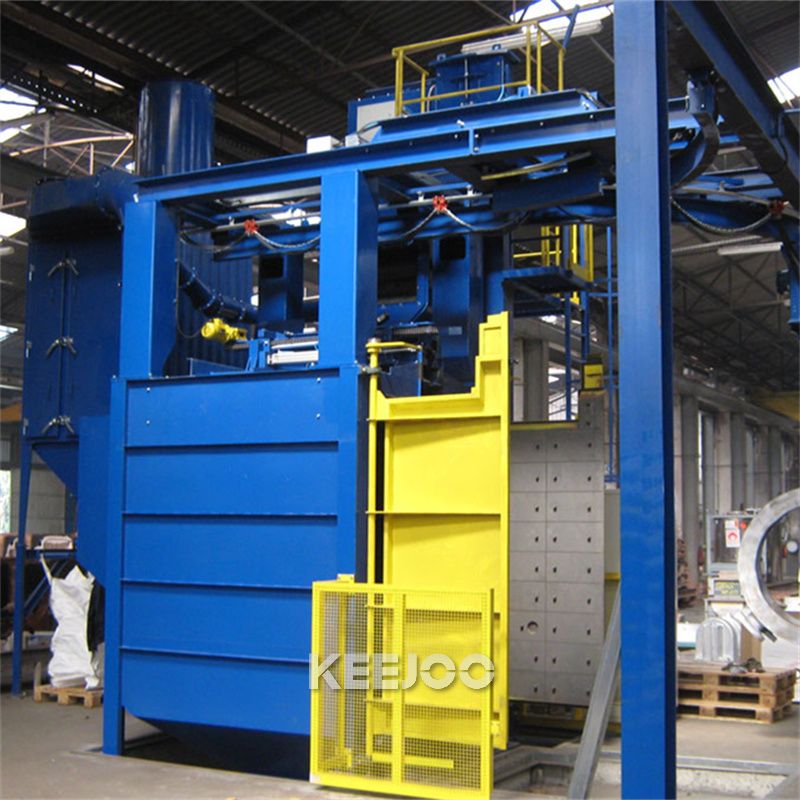 Máquina de granallado de bloques de motor