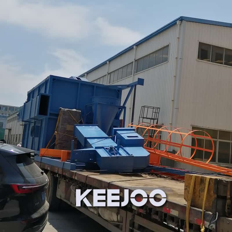 hook type shot blasting machine