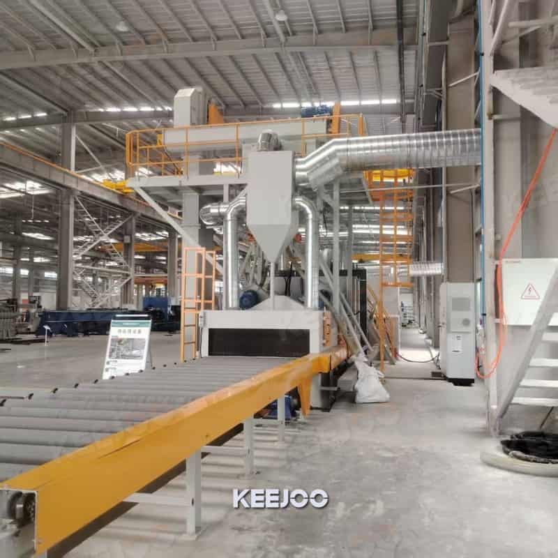 steel plate pretreatment lines
